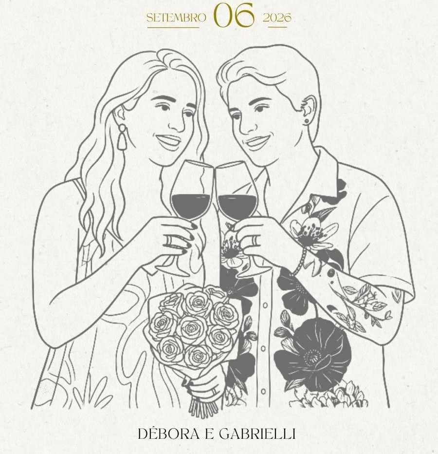 Retrato de Gabi e Débora